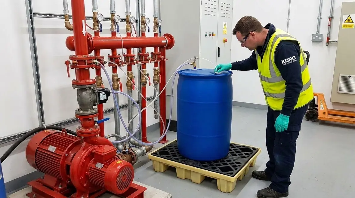 NFPA 18 section 4.5 wetting agent health safety environmental considerations