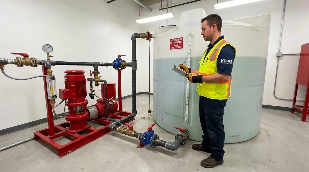 NFPA 18 section 5.2 wetting agent concentrate physical and chemical property requirements