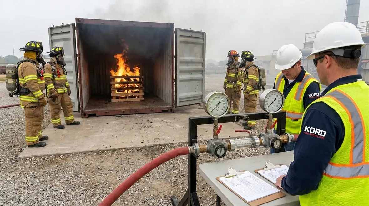 NFPA 18 Section 6.1 Class A fire extinguishment test general provisions