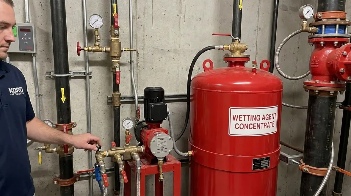 NFPA 18 Section 8.1 Wetting Agent System Requirements