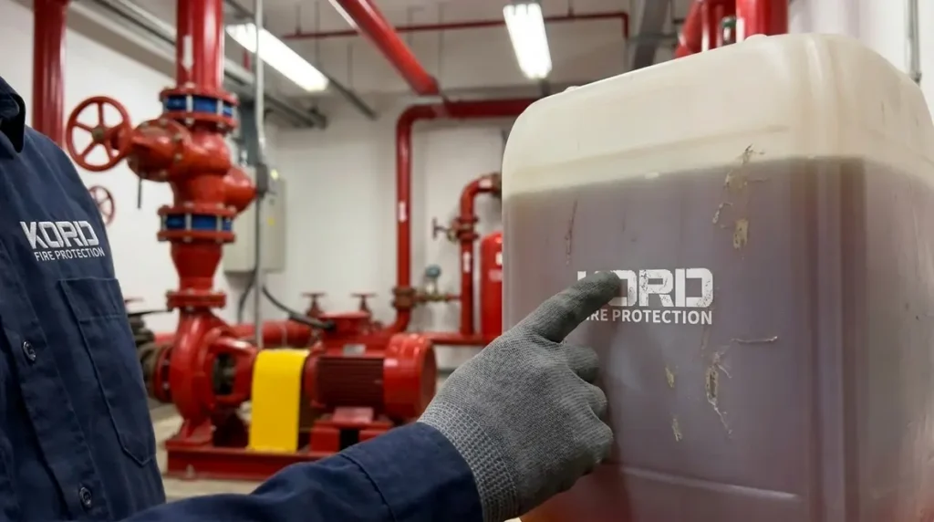 NFPA 18 section 9.3 wetting agent product labeling requirements