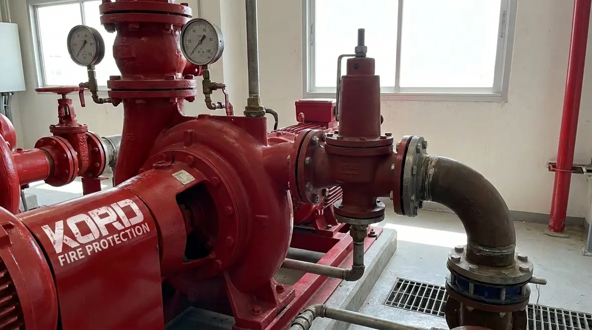 NFPA 20 main relief valve centrifugal pump protection