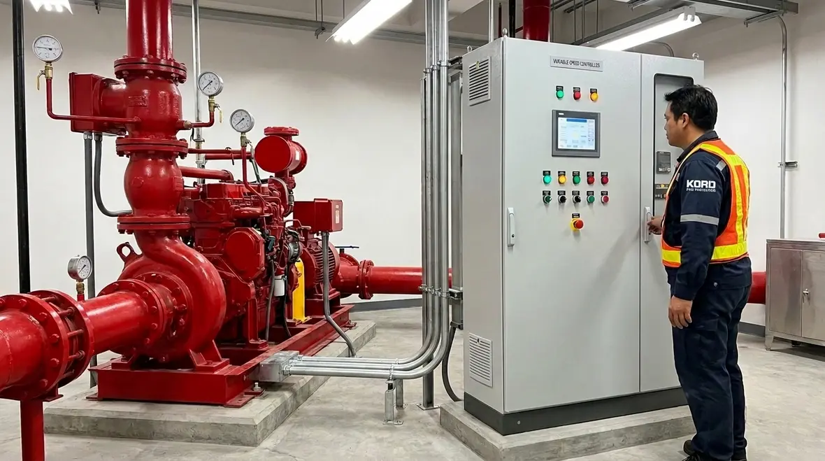 NFPA 20 Variable Speed Fire Pump Controller VSD