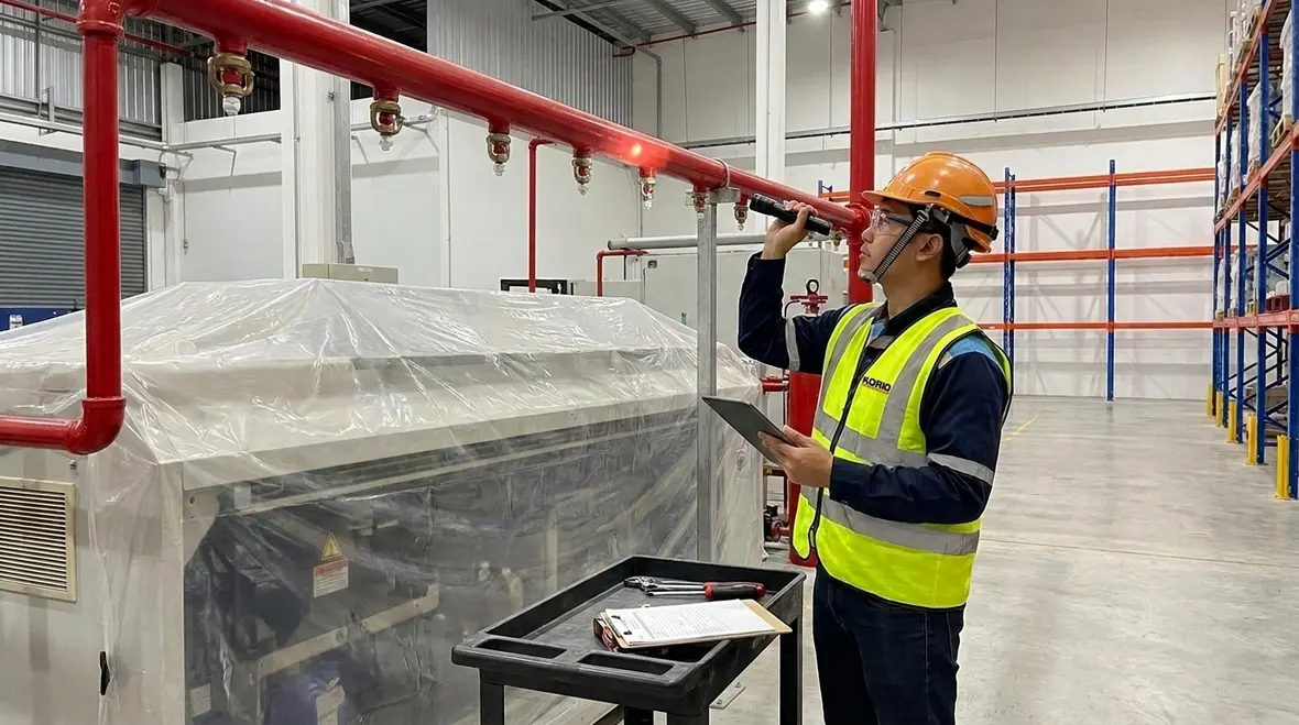 NFPA 25C Section 10.2 water spray system inspection and maintenance procedures