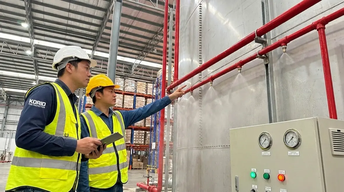 NFPA 25C Section 10.3 water spray fixed system operational testing