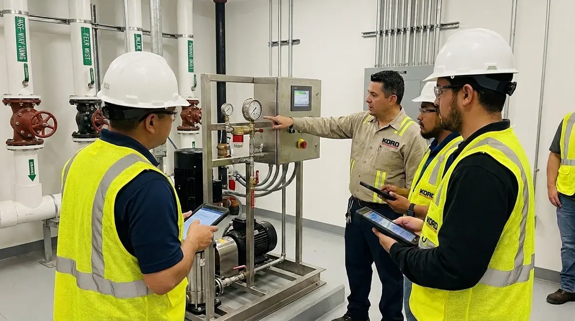 NFPA 25C Section 12.3 water mist system training requirements personnel
