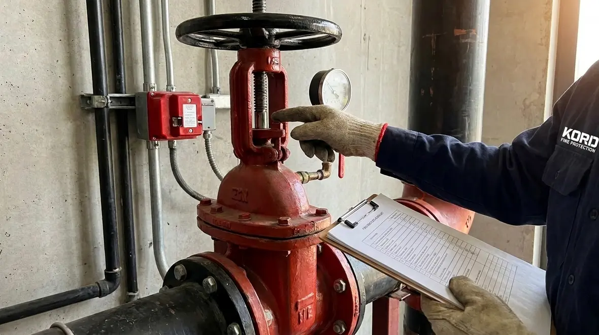 NFPA 25C Section 13.4 system valve maintenance operational checks