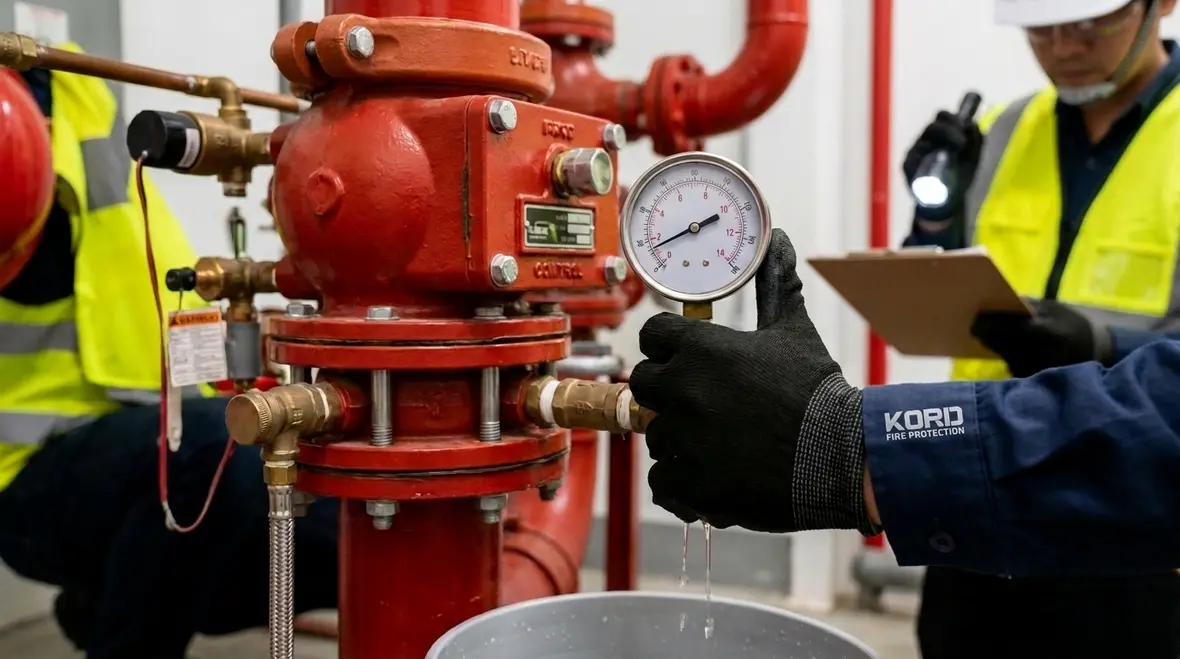 NFPA 25C Section 13.8 valve component testing requirements and protocols