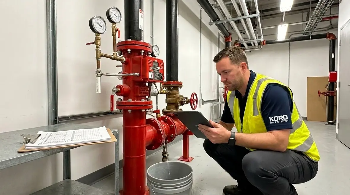 NFPA 25C Section 4.5 testing requirements fire protection systems