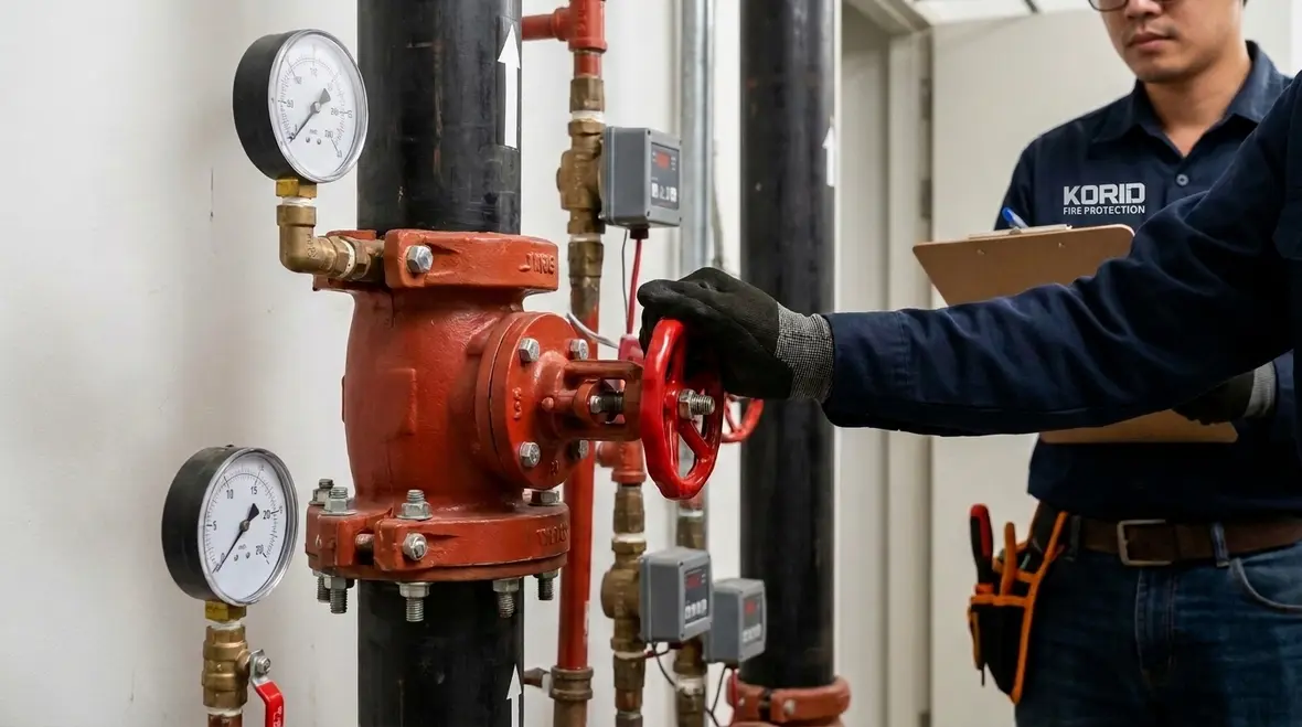 NFPA 25C Section 5.5 sprinkler component action requirements
