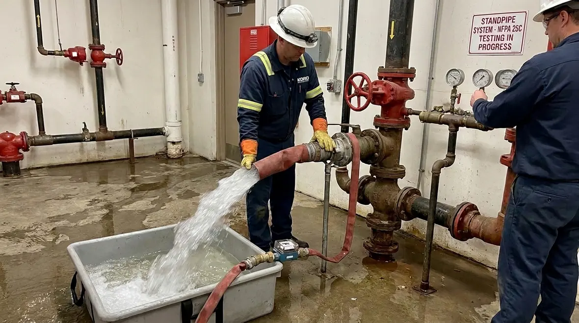 NFPA 25C Section 6.3 standpipe and hose system testing protocols