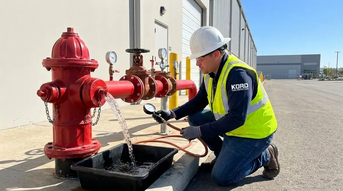 NFPA 25C Section 7.3 private fire service main testing requirements
