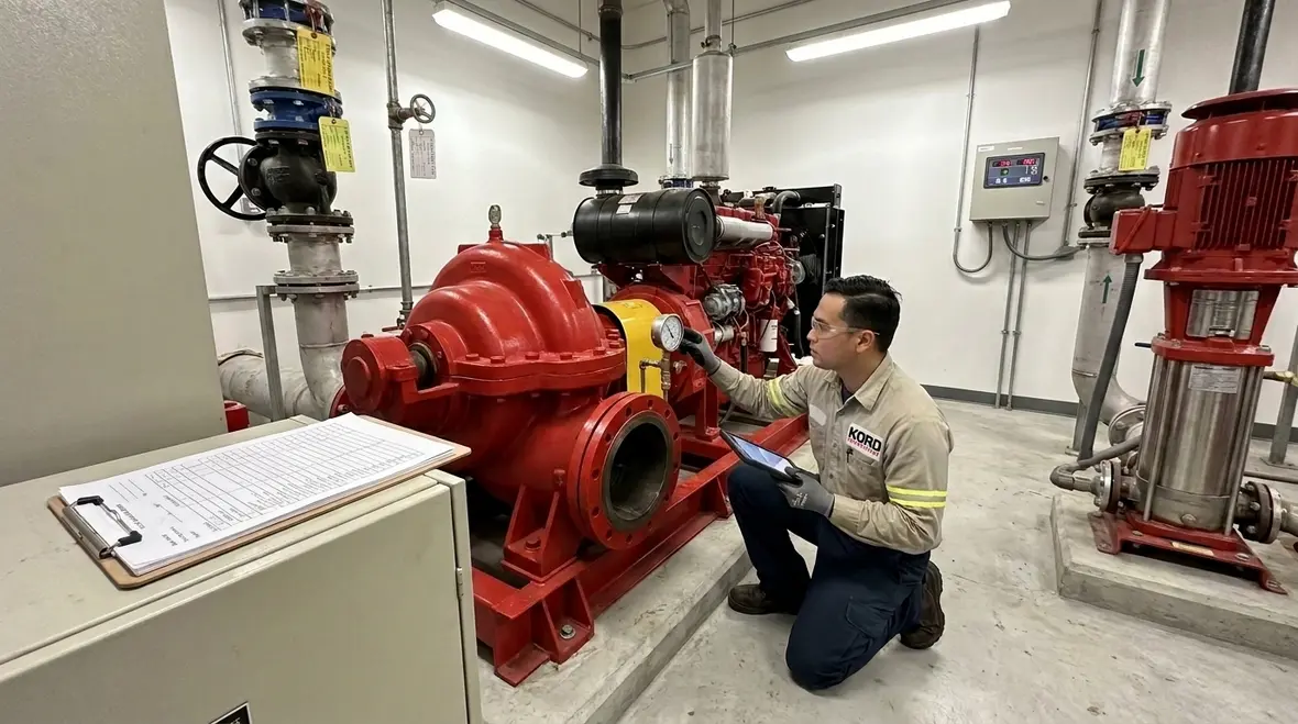 NFPA 25C Section 8.5 fire pump maintenance schedules best practices