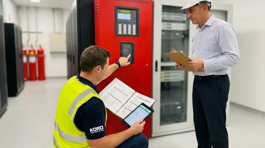 NFPA 4 integrated test completion documents