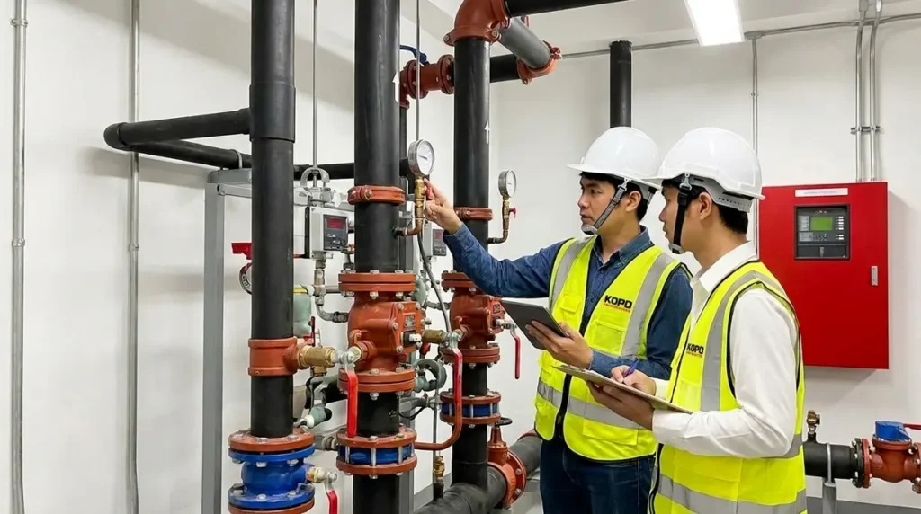Re-commissioning fire protection systems, periodic commissioning