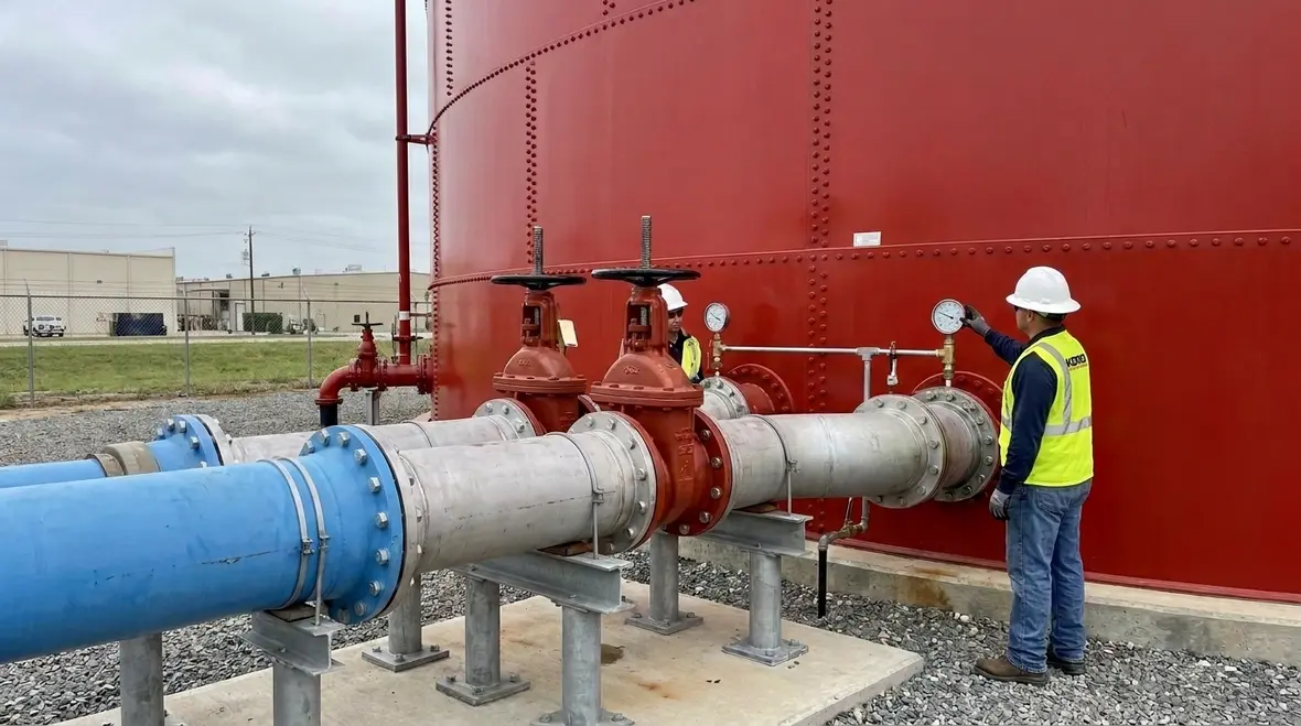 Acceptable water sources for filling fire protection tanks