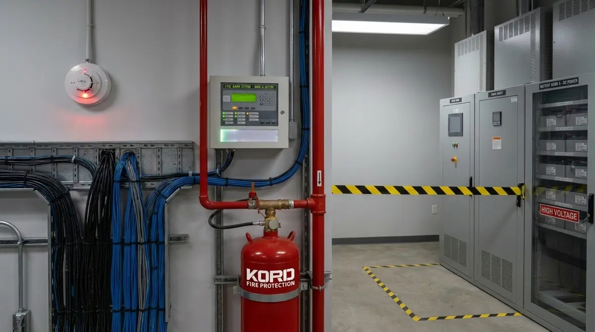 Communication center fire protection for uptime and sensitive systems