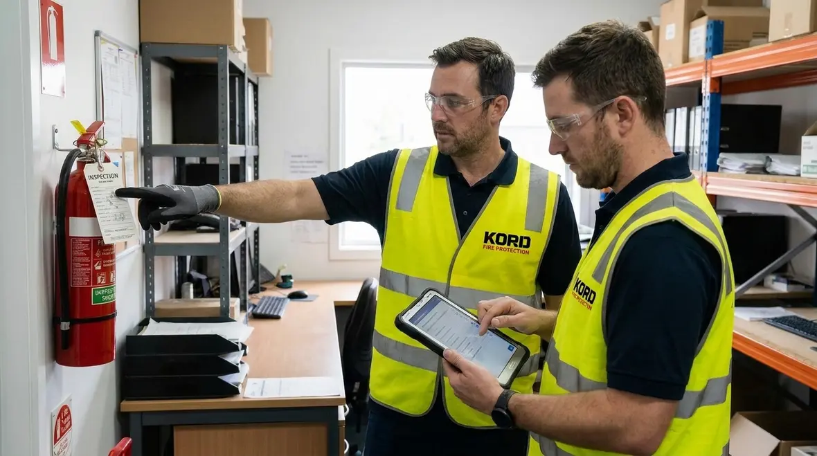 Office fire safety NFPA inspection and maintenance priorities