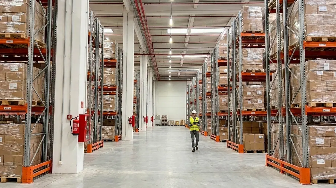 Combustible materials storage in a commercial facility