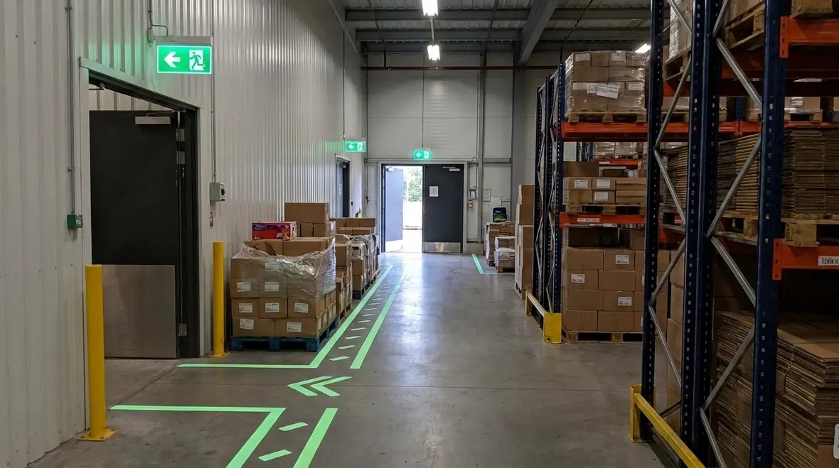 Egress marking NFPA exit sign requirements means of egress signage fire code