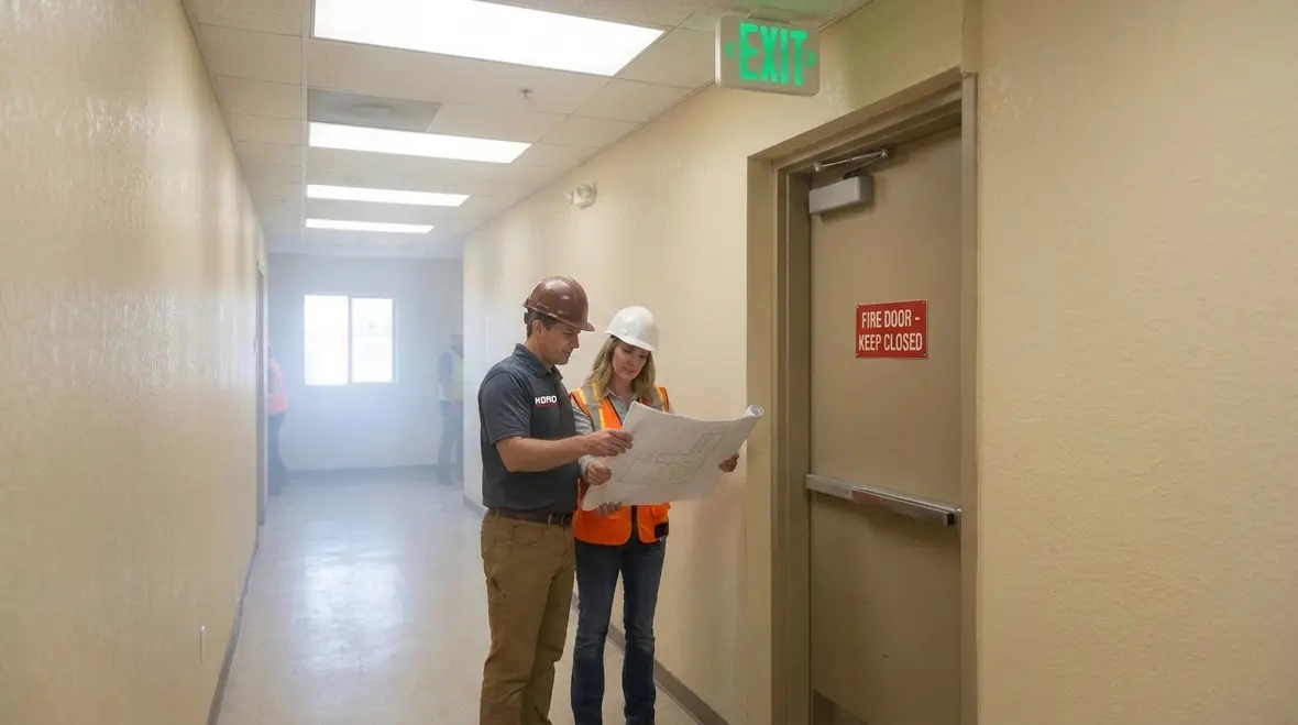 Fire safety design scenarios for commercial and industrial facilities