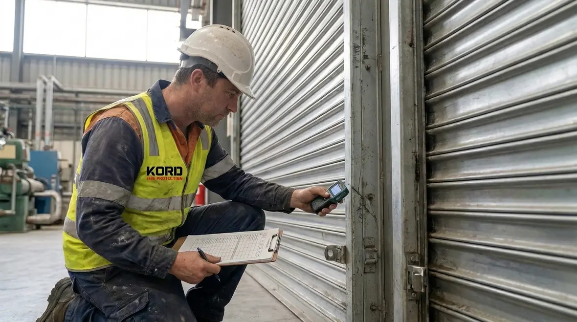 Inspection of opening protectives and fire doors in a busy facility