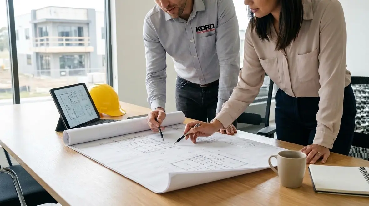 Fire protection design evaluation for NFPA 1 Section 5.5 in Australia