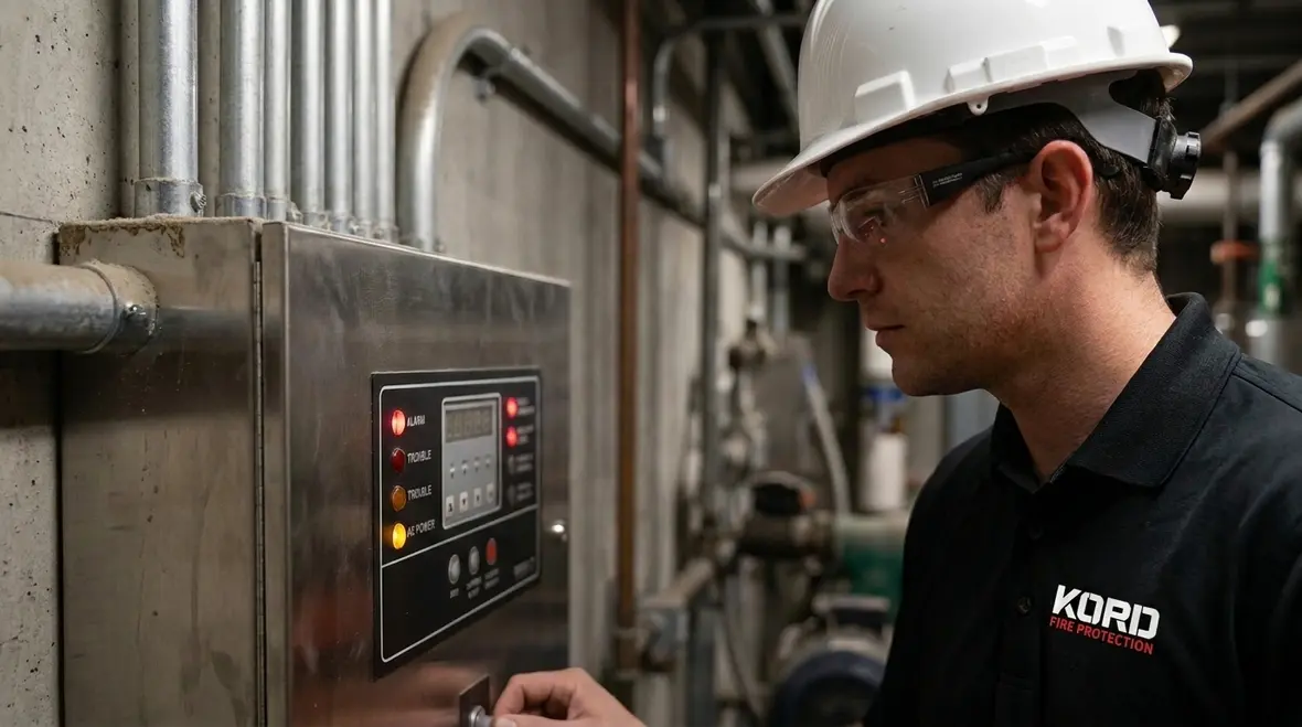 Fire protection systems NFPA requirements in a commercial facility