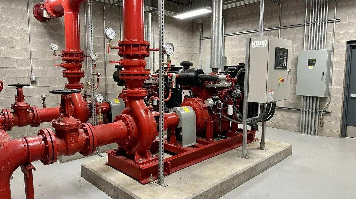 NFPA 1 Section 13.4 fire pump requirements for Australia