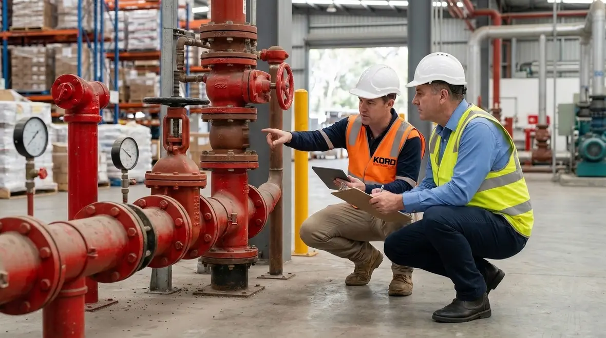 Fire protection water supply infrastructure supporting site safety and code readiness