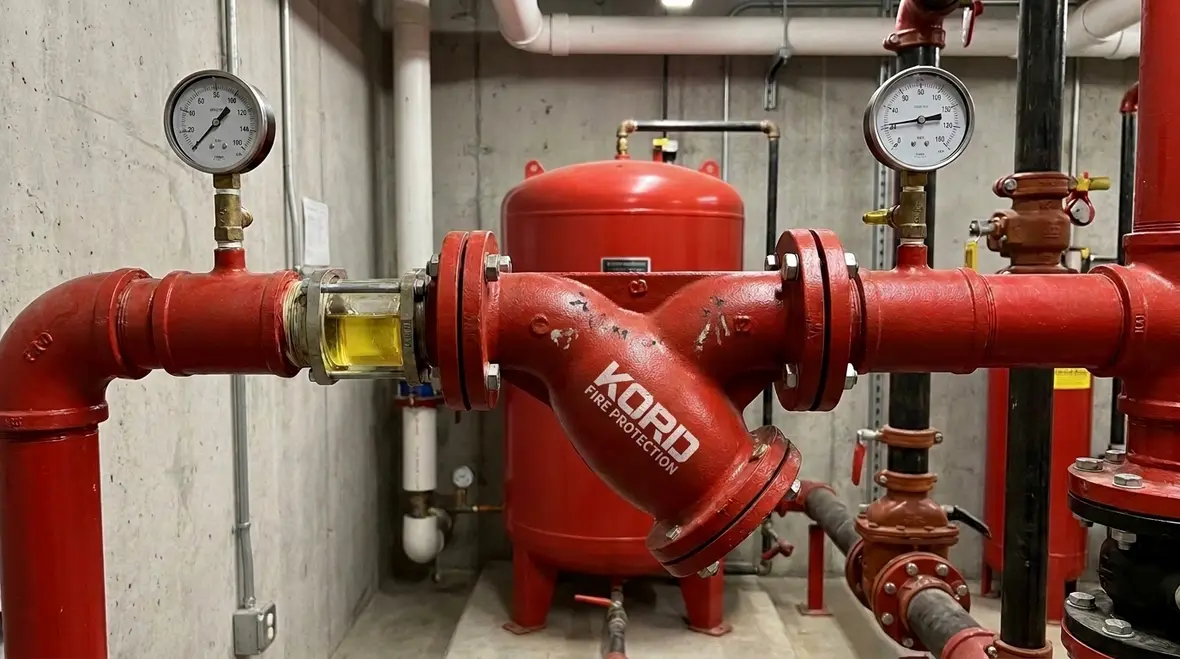 NFPA 16 Section 6.8 strainers for foam concentrate lines