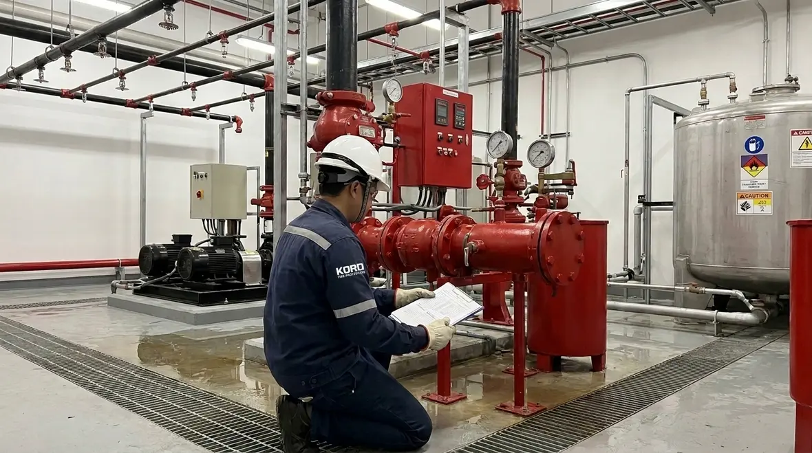 Foam-water deluge system design under NFPA 16 Section 7.8
