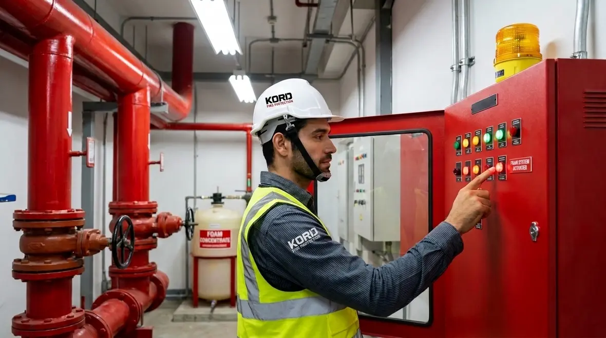 NFPA 16 Section 7.4 Alarm Requirements for Foam-Water Systems