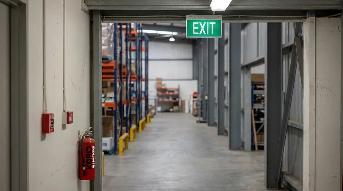 Fundamental fire safety rules at an Australian commercial site