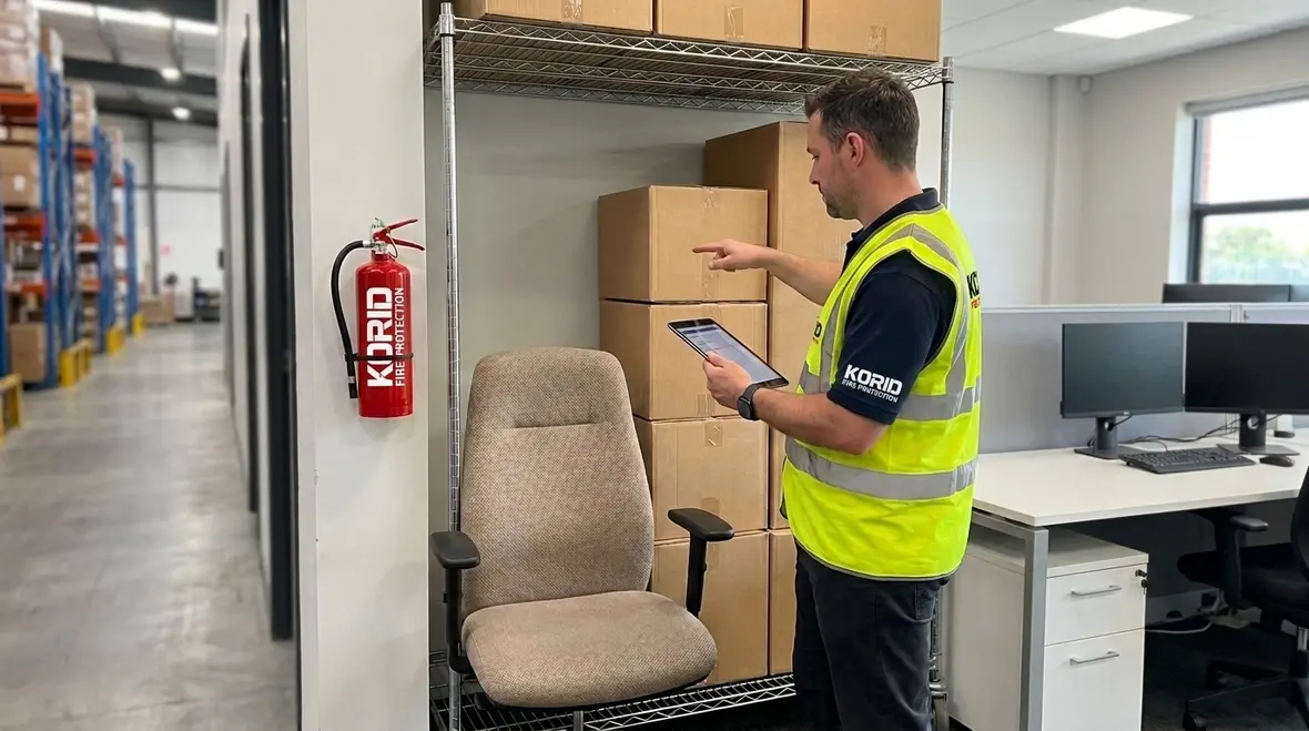 NFPA 1 Section 12.6 contents and furnishings fire safety in a commercial building