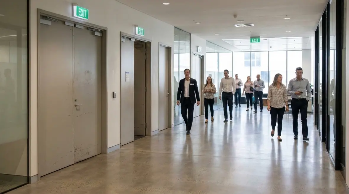 Commercial building exit planning under NFPA 1 Section 14.9