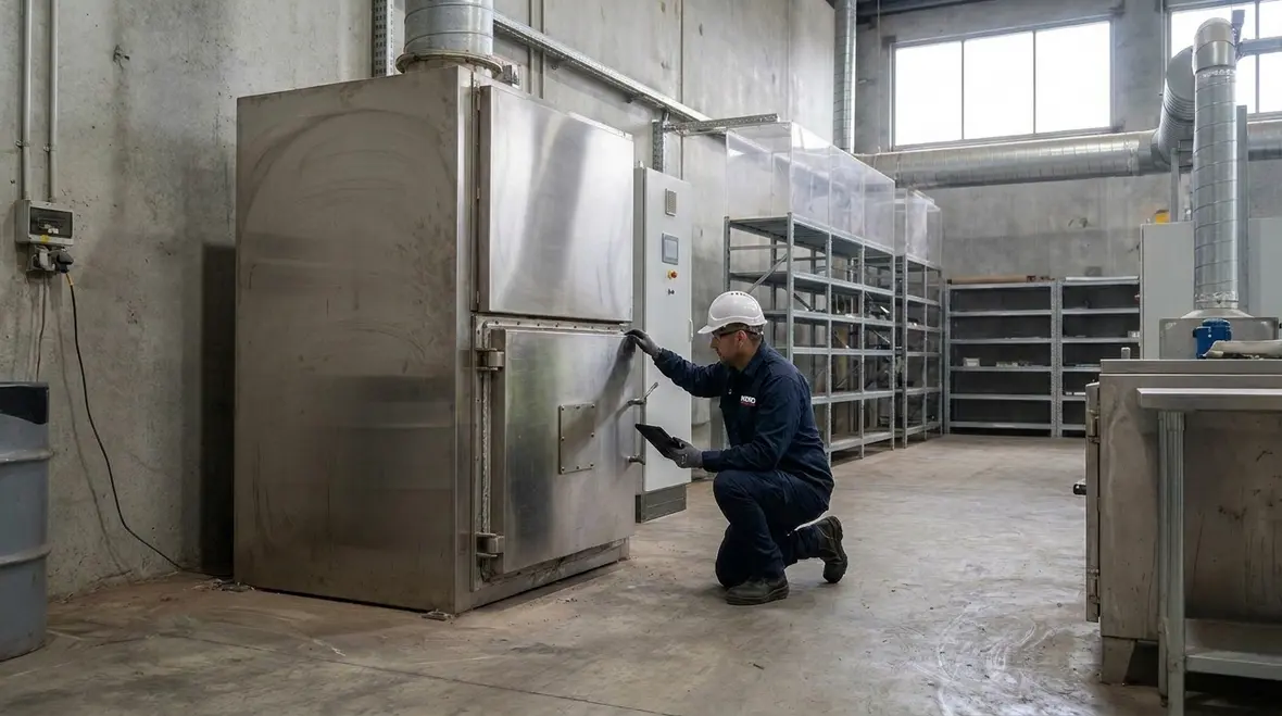 Incinerator fire code requirements for industrial and commercial facilities