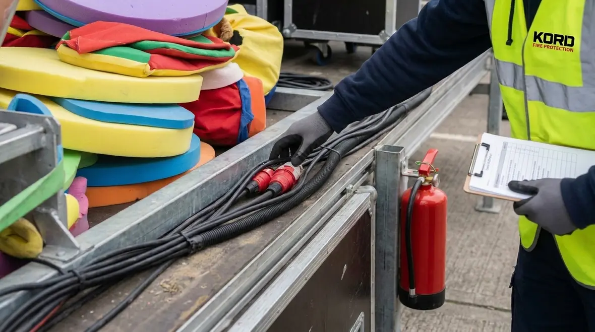 Parade float fire code wiring and electrical safety