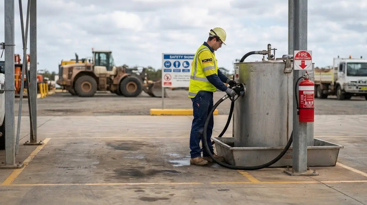 Refueling general fire safety NFPA requirements at a commercial fueling area