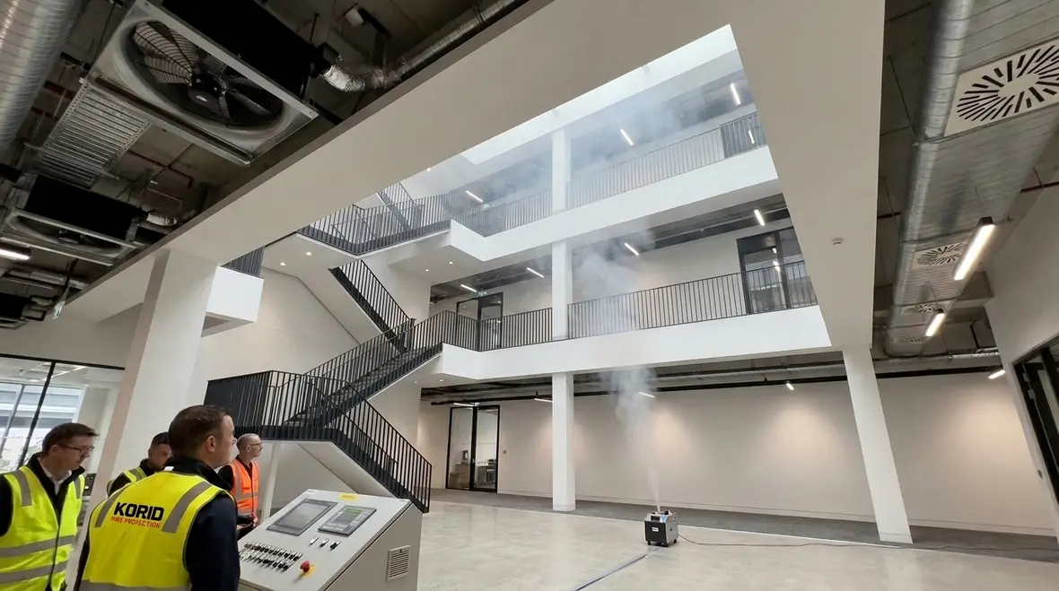 NFPA 1 Section 11.8 smoke control and pressurization system