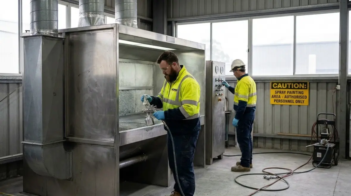 Spray operation hazard awareness and ventilation safety training