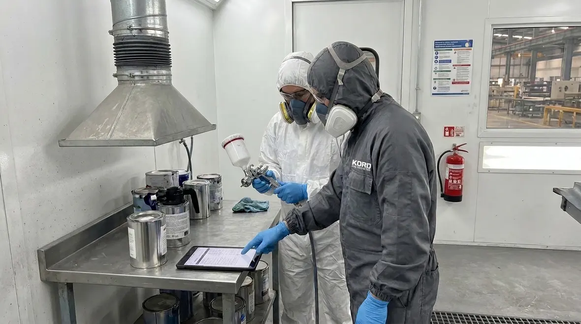Spray operation training for safer industrial worksites under NFPA guidance