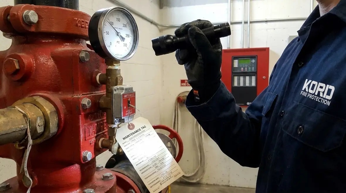 Sprinkler and standpipe system status reliability fire department readiness