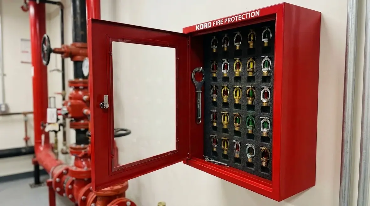 Stock of spare sprinklers for NFPA 16 foam-water installations