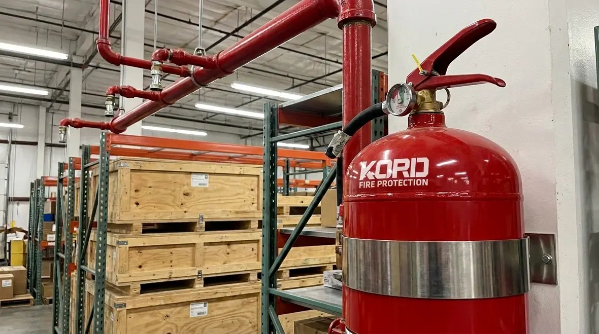 Total flooding dry chemical systems NFPA 17