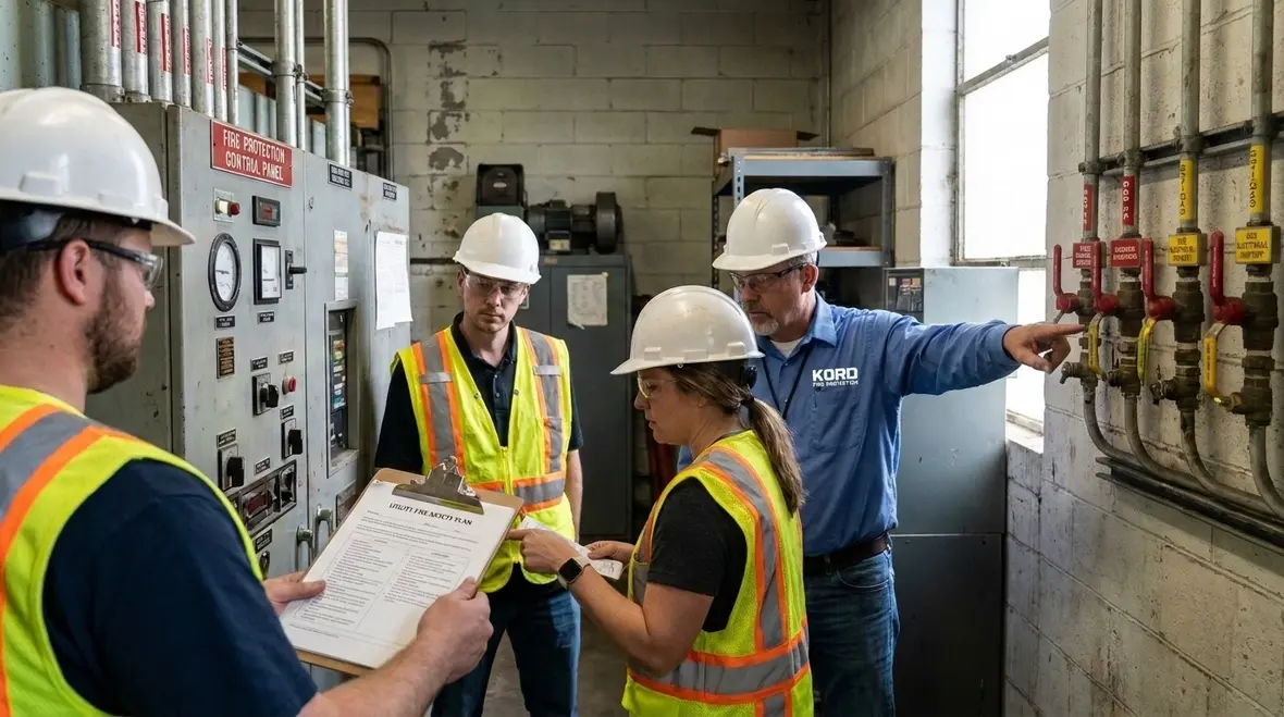 Utility room housekeeping and fire risk control measures