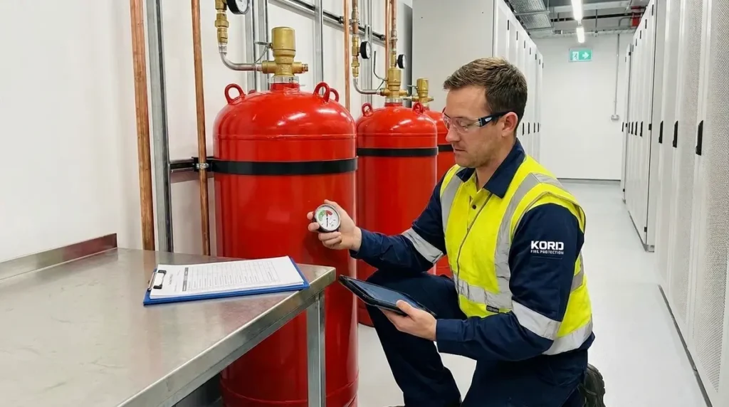 Halon 1301 storage container test requirements