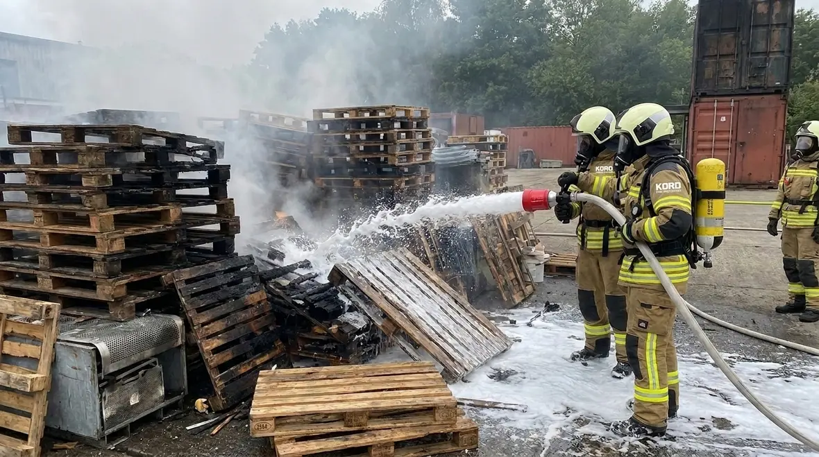 NFPA 18A deep-seated fire test requirements