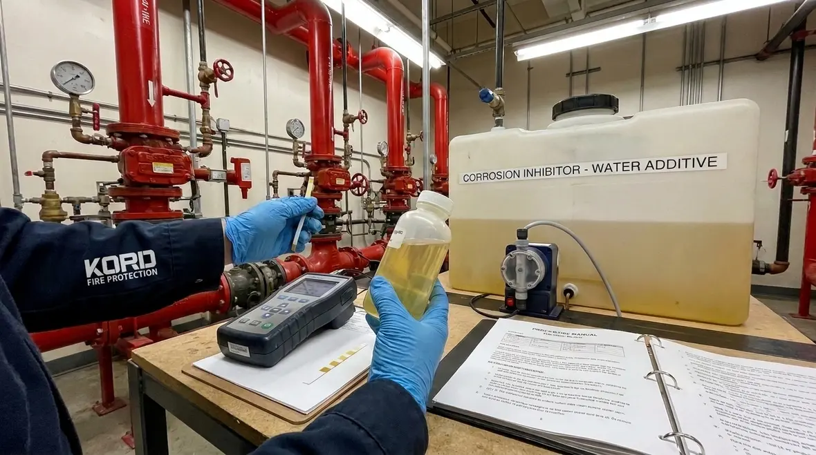 NFPA 18A water additive uniform corrosion test featured image