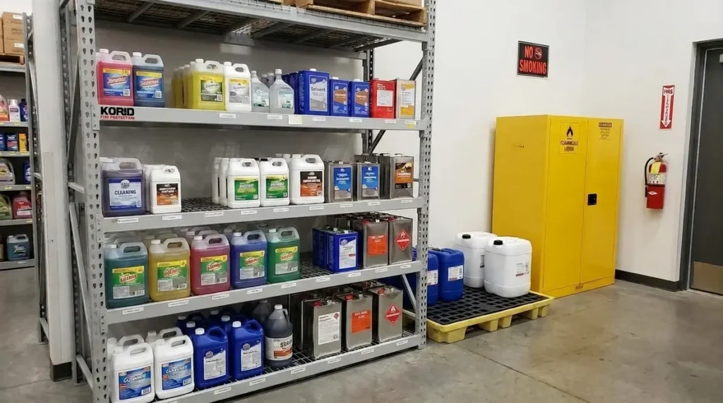 NFPA 30 Section 10.1 scope mercantile container storage